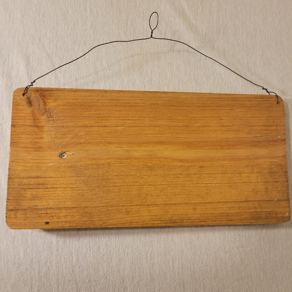 Adorable Primitive Gingerbread Wooden Sign - Picture 3 of 3